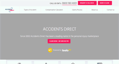 Desktop Screenshot of accidentsdirect.com